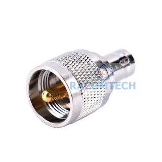 UHF PL-259  Plug male to BNC female connector adapter 50ohm