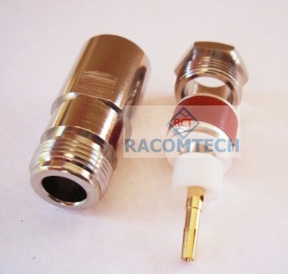 N type Socket Connector for  Cable RG213 RG214 , LMR400  Connector