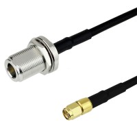 TIMES LMR195  Cable with N (F-BH) - SMA(M)