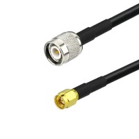 TNC male to SMA male RG58 C/U  Cable Assembly