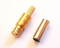 MCX  Crimp Plug (male) for RG316 LMR100 cables