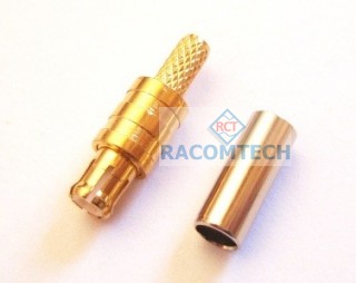 MCX  Crimp Plug (male) for RG316 LMR100 cables