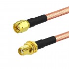 SMA male to SMA female RG400 Mil Spec Coaxial Cable
