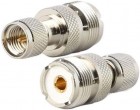 Min UHF male to UHF SO239  femal connector adapter 50ohm