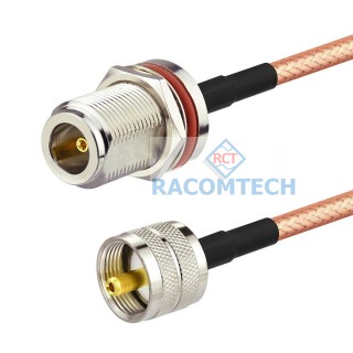 N female to UHF male RG400 Mil Spec Coaxial Cable