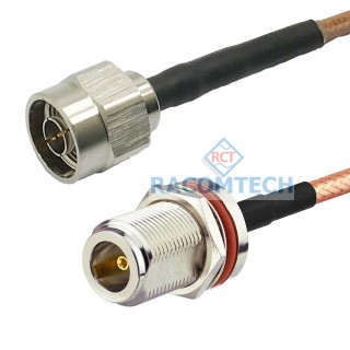 N female to N male RG400 Mil Spec Coaxial Cable