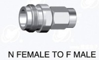 N  type female  (50ohm) to F type male  adapter