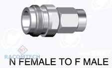 N  type female  (50ohm) to F type male  adapter