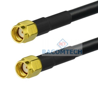 RP-SMA(M)  to RP-SMA (M) LMR240  Times Microwave Cable RoHS