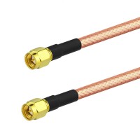 SMA male to SMA male RG400 Mil Spec Coaxial Cable