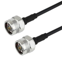  N male to N male LMR240 Times Microwave Cable RoHS