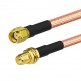 RP-SMA male to RP-SMA female RG142 Mil-C17/60 Coaxial Cable - RP-SMA male to RP-SMA female RG142 Mil-C17/60 Coaxial Cable