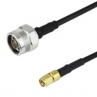 N (Male) - SMA  (male) LMR240 Times Microwave Cable RoHS