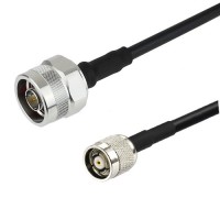 RP-TNC Plug to N Plug LMR240 Times Microwave Cable RoHS