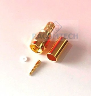 SMA Male Crimp Connector for LMR200 RG58 Cables