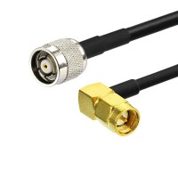TIMES LMR200 Cable with SMA (M-RA) -  RP-TNC (M)