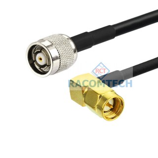 TIMES LMR200 Cable with SMA (M-RA) -  RP-TNC (M)