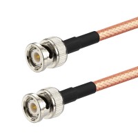 BNC male to  BNC male RG142 Mil Spec Coaxial Cable