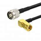 TIMES LMR195 Cable with SMA (M-RA) -  RP-TNC (M)