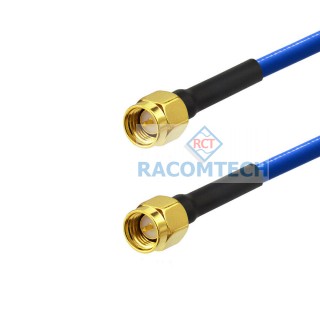 SMA male to SMA male RG405 Habia 0.086" Semi Flexiform Cable