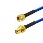 SMA male to SMA female RG405 Habia 0.086" Semi Flexiform Cable
