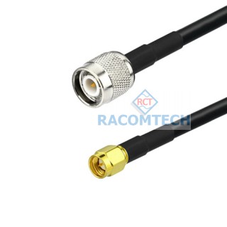 TNC (male) - SMA  (male) LMR240 Times Microwave Cable RoHS