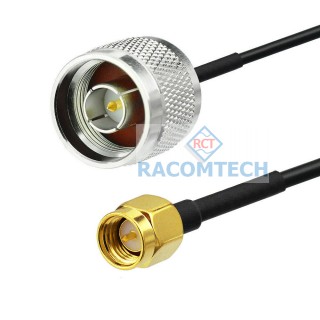N male to SMA male LMR100  Coaxial  Cable  RoHS