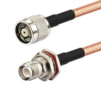 RP-TNC male to RP-TNC female RG142 Mil Spec Coaxial Cable