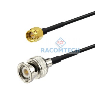 BNC male to SMA male LMR100  Coaxial  Cable  RoHS