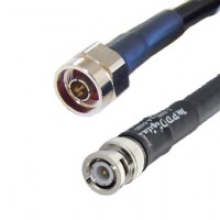  N male to BNC male LMR400 Times Microwave Cable RoHS