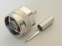 N type Crimp Plug  Connector  for Cable LMR240   50 ohm